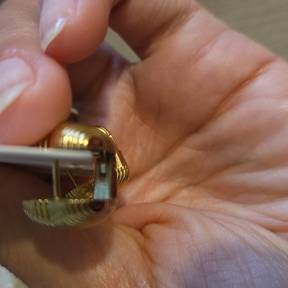 Nwt Non Tarnish Double Heart Earrings Heavem Mayhem Inspired - Picture 4 of 4